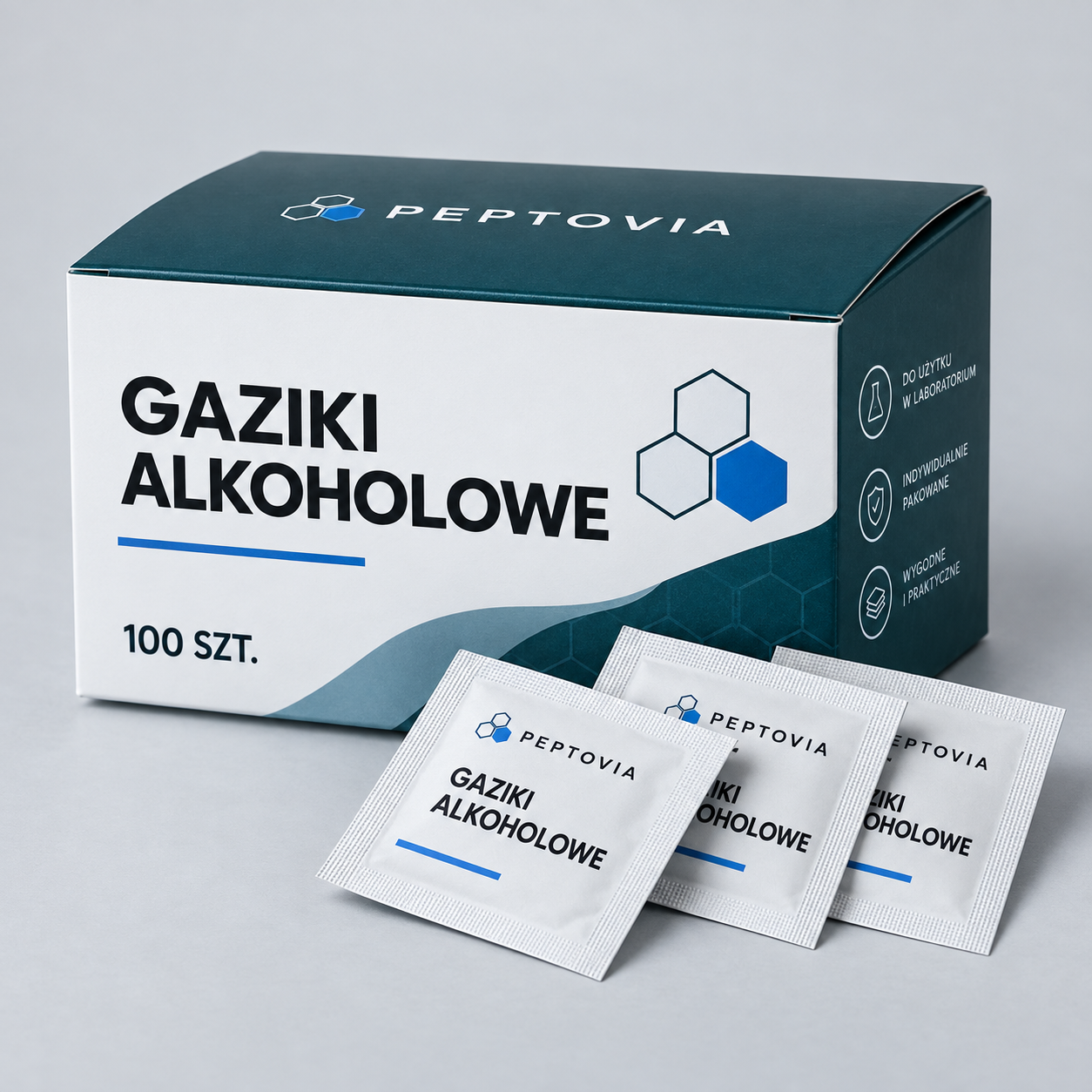Gaziki alkoholowe (100 szt.)