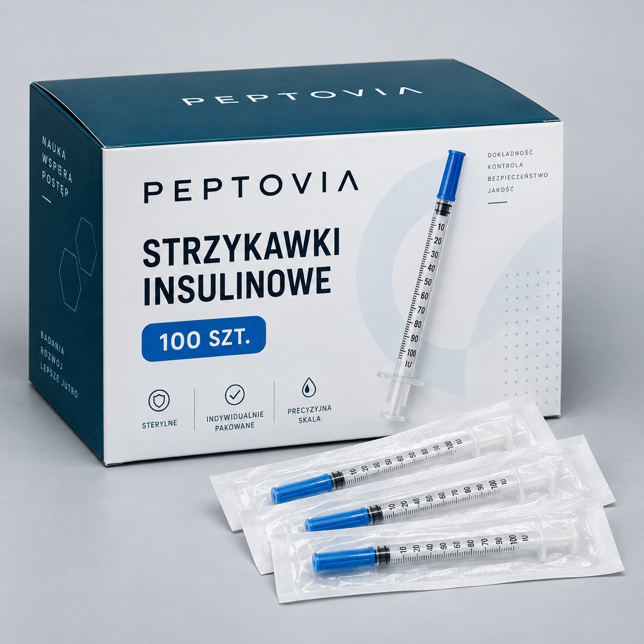 Strzykawki insulinowe (100 szt.)